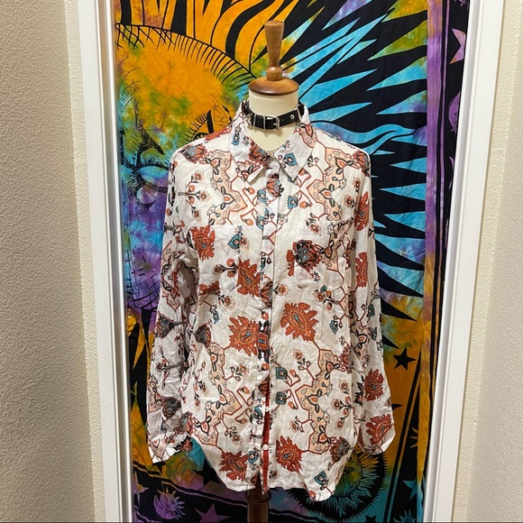 π Lovely boho button shirt - Picture 3 of 10